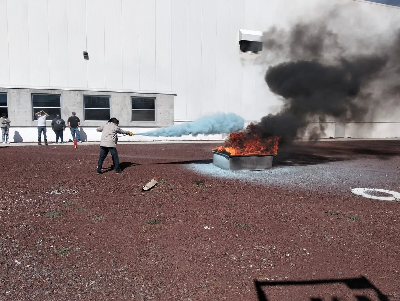 Ejercicio de combate de conato de incendio